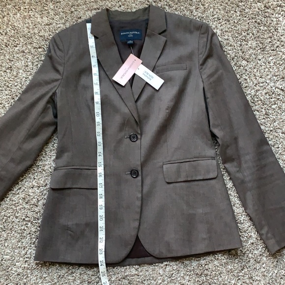 Banana Republic Brown Oxford Blazer - Picture 5 of 10